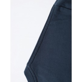 Simple and stylish E-letter printed men's round neck short sleeved T-shirt, comfortable and breathable casual sports top suitable for spring and summer vacation leisure