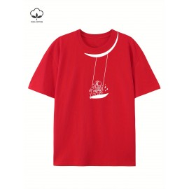 Print Tee Shirt, Tees for Men, Casual Short Sleeve T-shirt for Summer