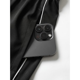 Men's Casual Loose Fit Joggers, Chic Street Style Sports Pants For Outdoor Activities